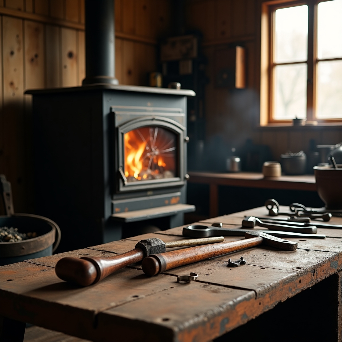 Complete wood stove glass door replacement guide showing tools and materials needed for DIY repair