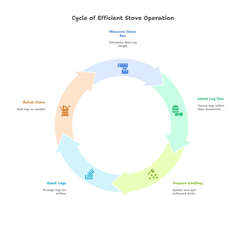 Cycle of Efficient Stove Operation