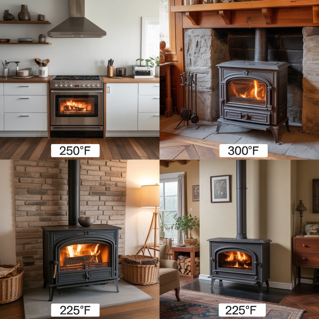 wood burning stove Temperature Guidelines