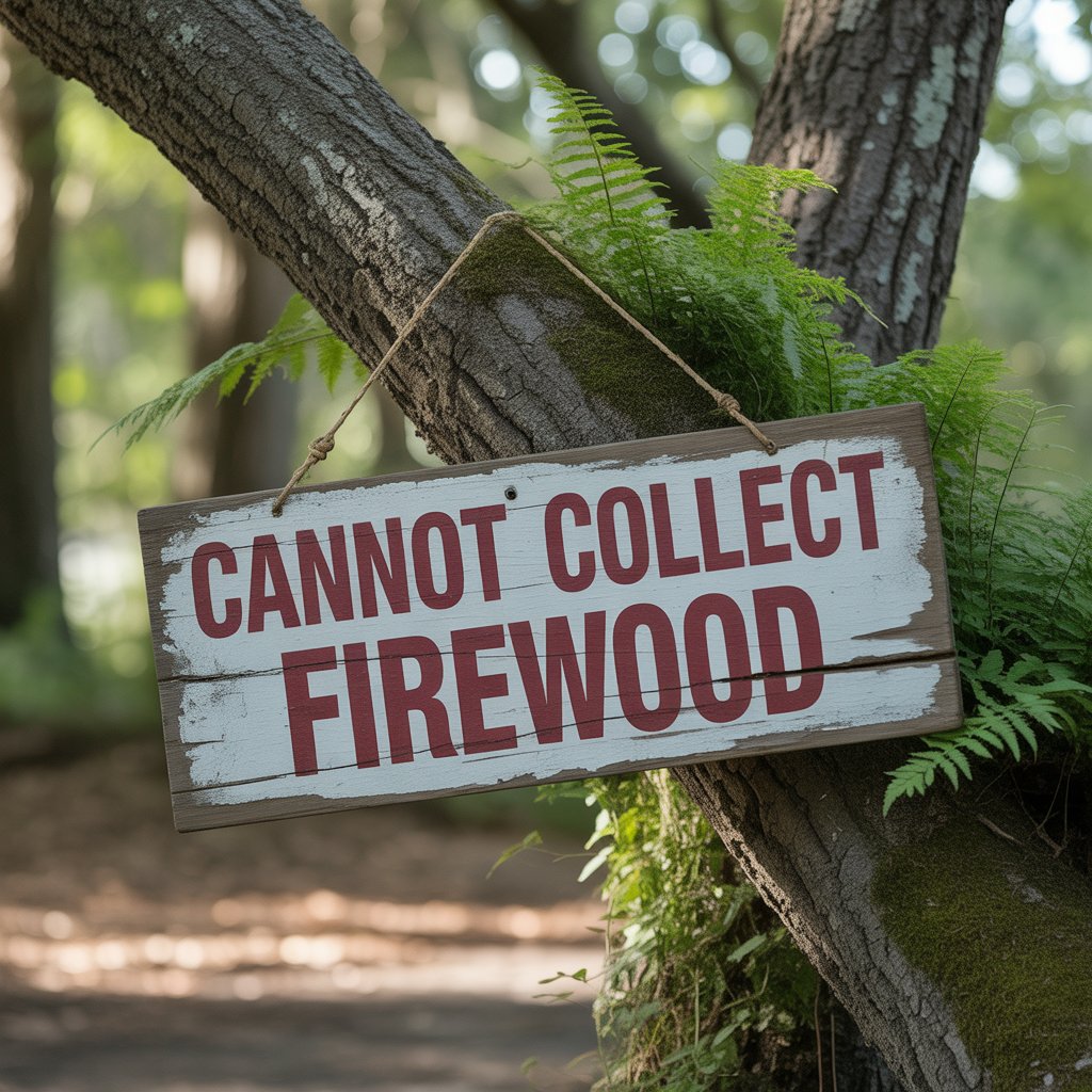 Collect Firewood in UK not allowed