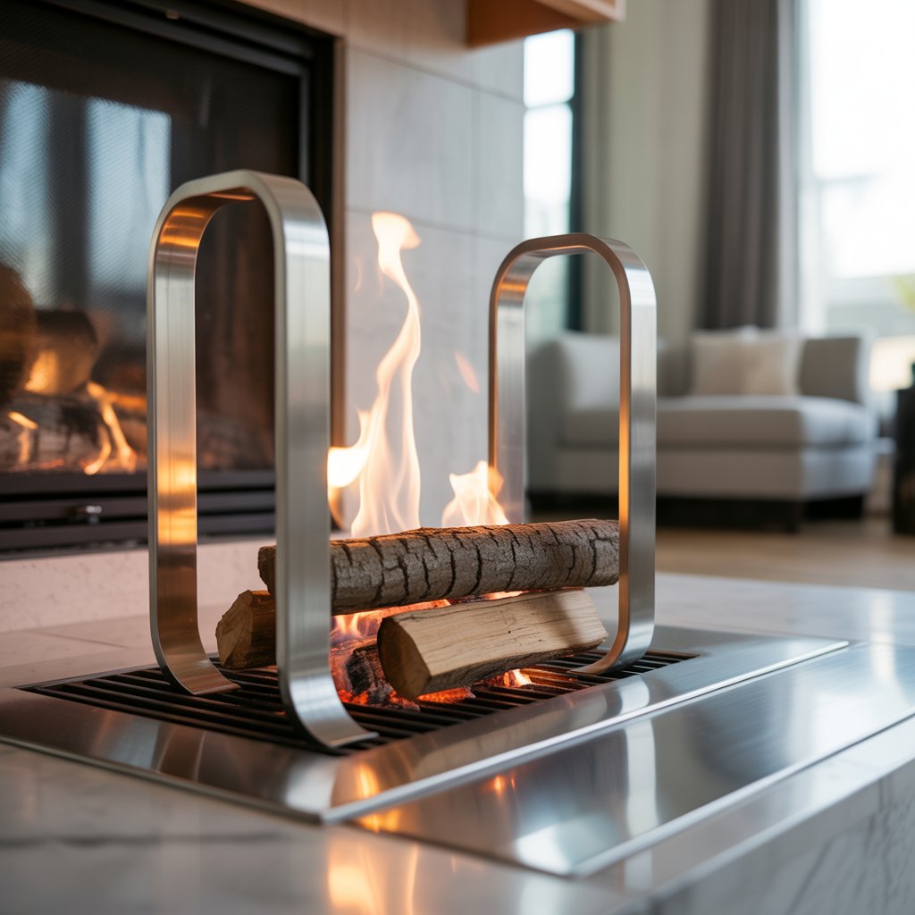Fireplace Andirons Stainless steel