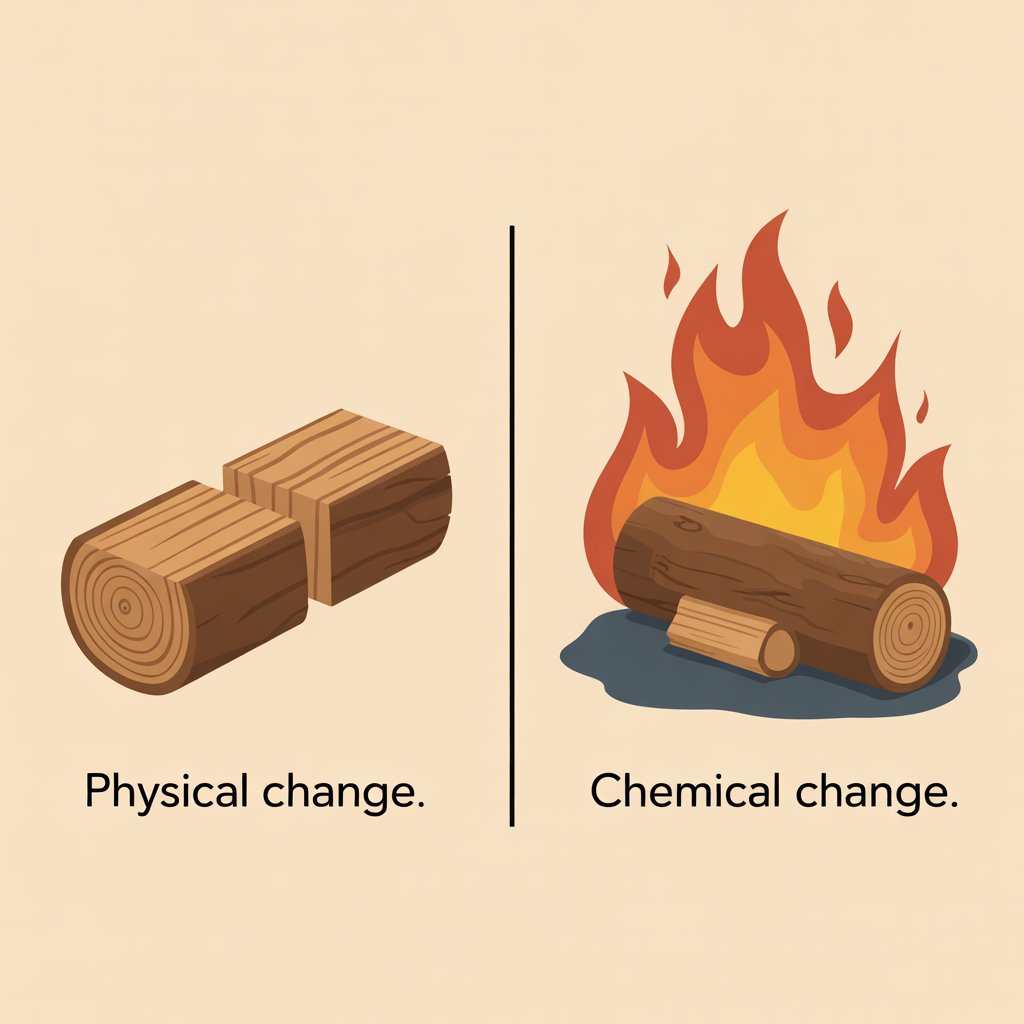 Physical vs Chemical Changes in Wood
