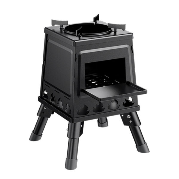 Portable wood burning camp stove