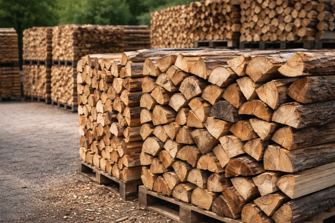 cord of wood price by state comparison showing neatly stacked firewood